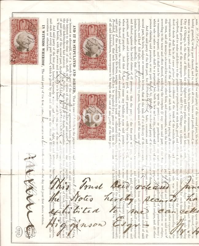 How to determine value of Revenue stamps on documents. Stamp